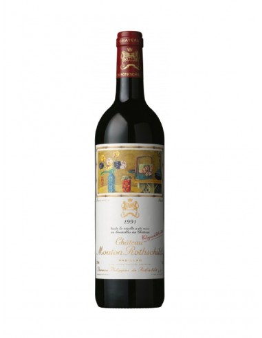 CHATEAU MOUTON ROTHSCHILD, 1991 s'inspire de l'anatomie humaine